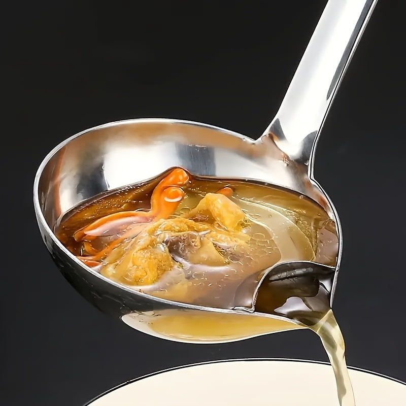 1pc Stainless Steel Oil Separator Spoon