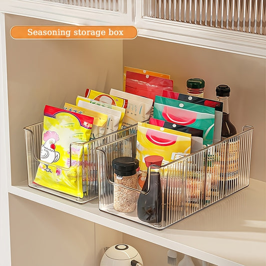 Large-capacity Transparent Condiment Storage Box