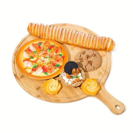 1pc, Bamboo Pizza Tray