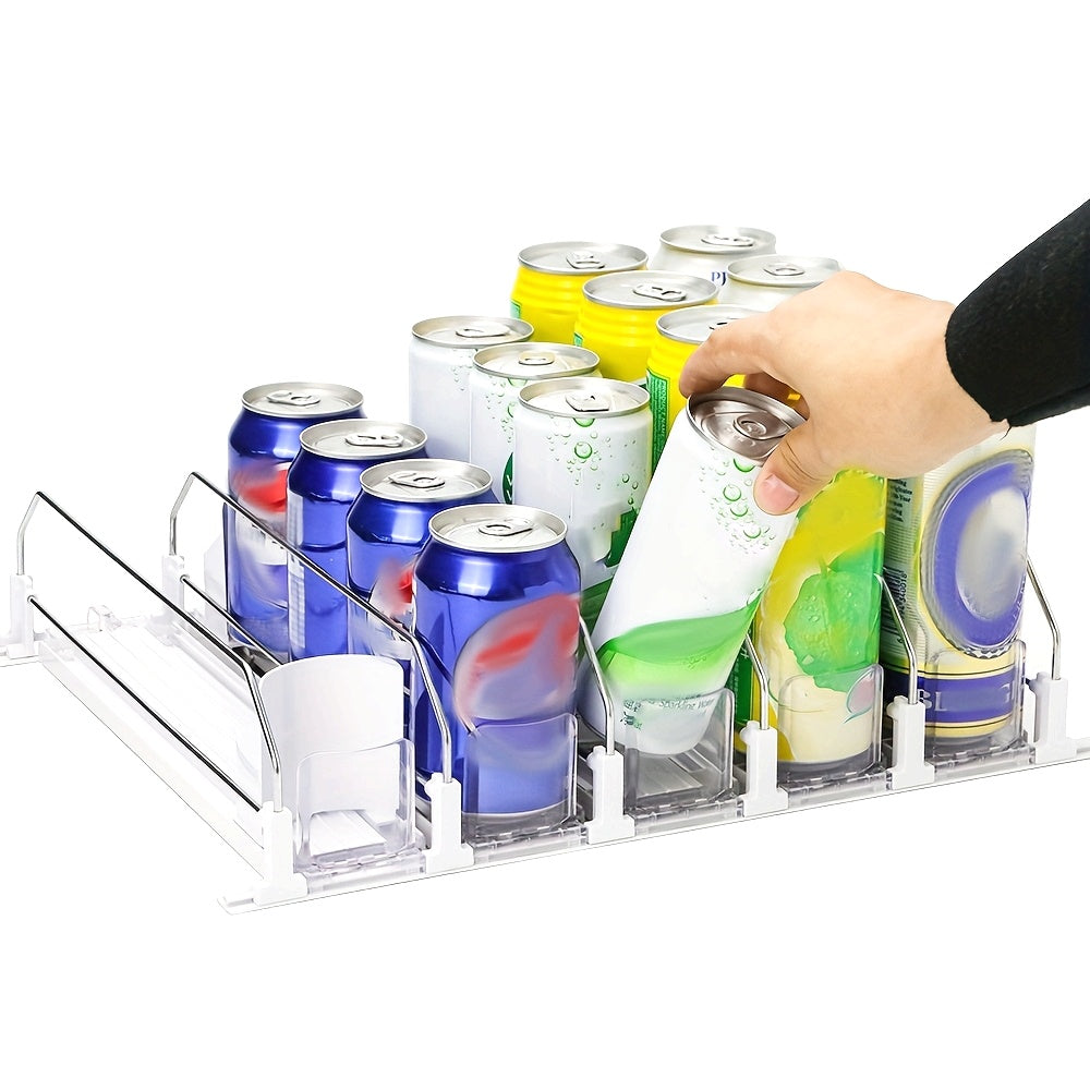 3/4/5 Set, Beverage Pusher Drink Propeller, Refrigerator Bottle And Can Storage Box