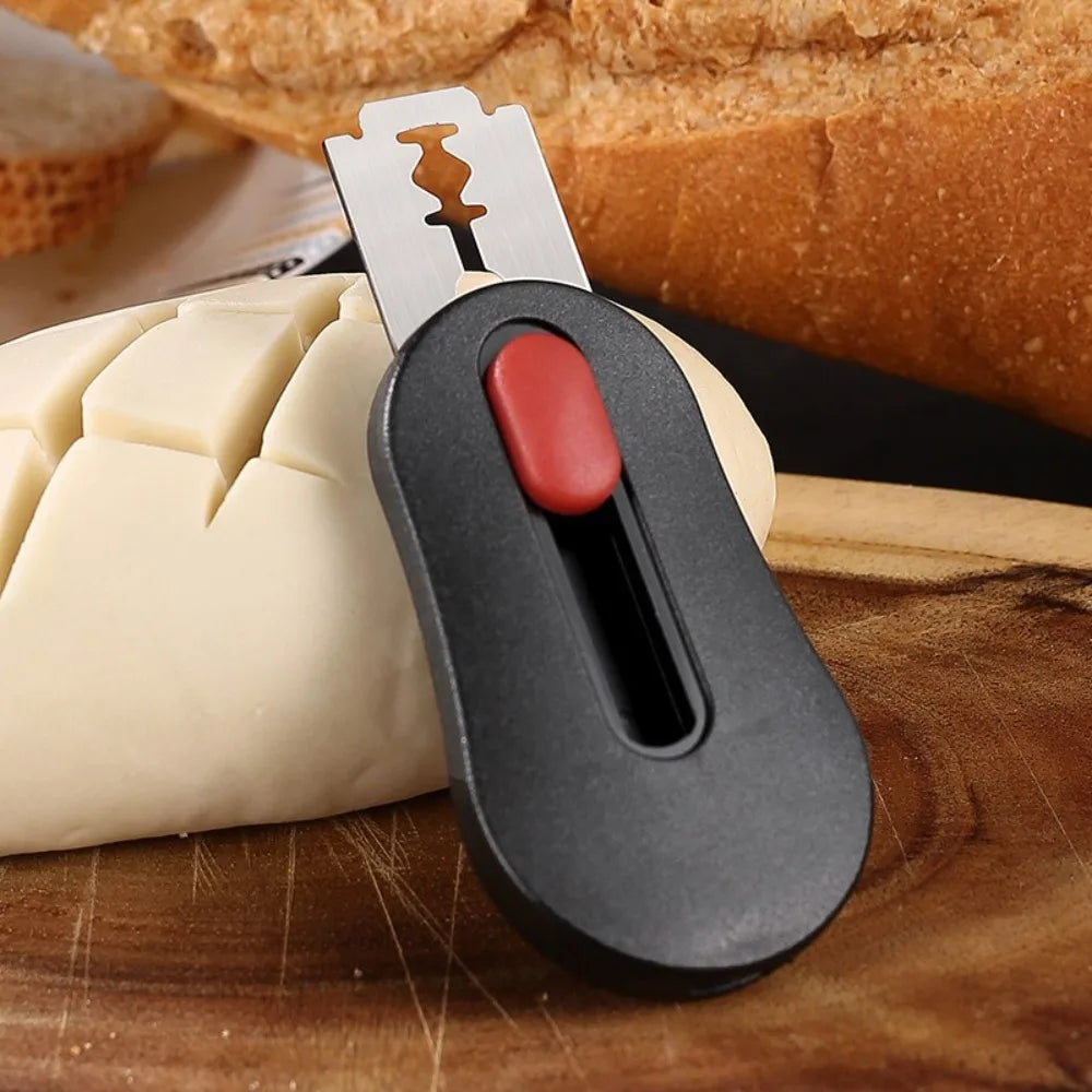 Bread Scoring Blade Sourdough Dough Cutter Tool with 5Pcs Bread Scoring Knife Cutter Refrigerator Stickers Kitchen Baking Tools