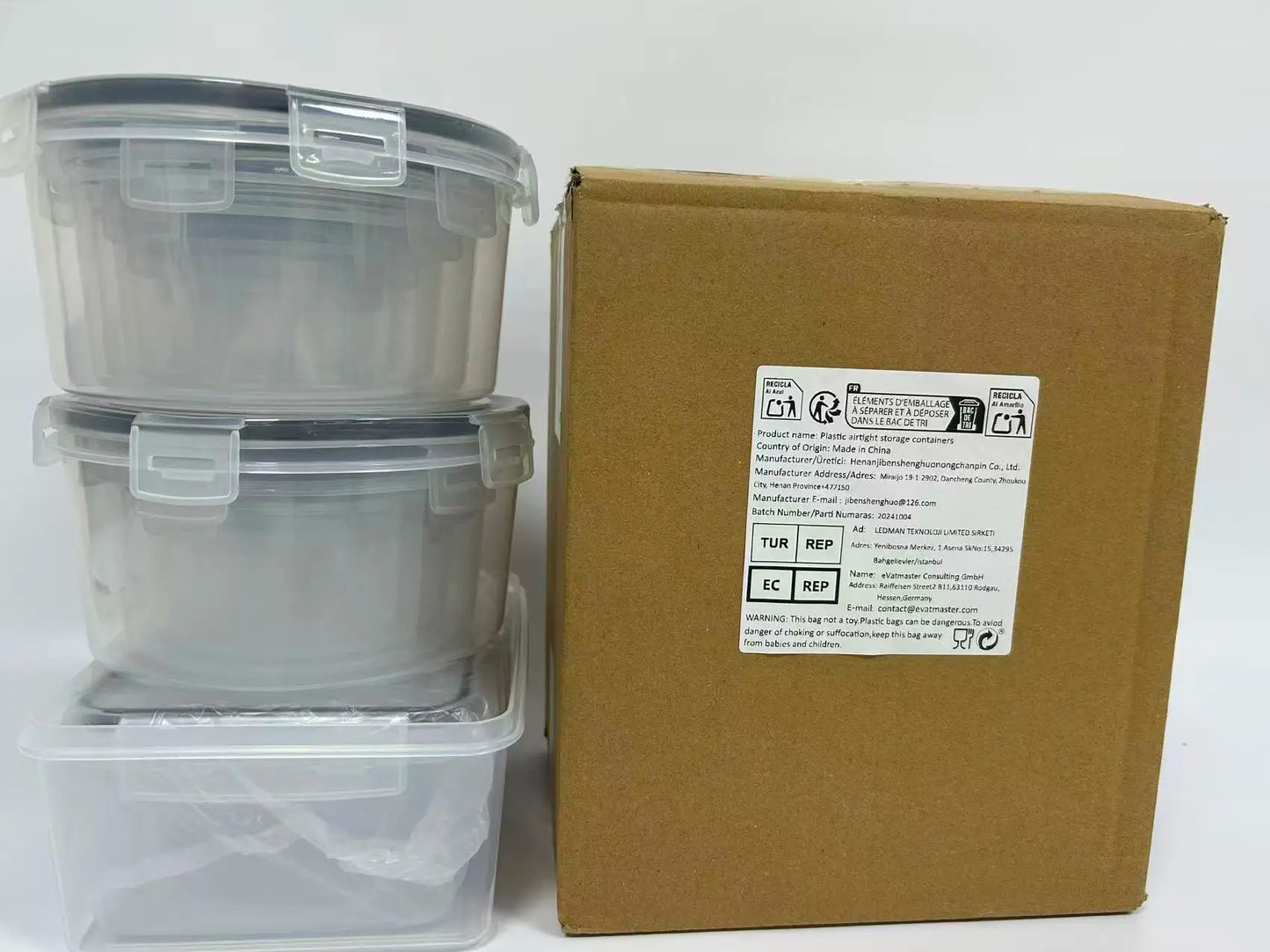 Airtight Food Storage Containers with Lids, 2/4 PCS 2.8L Pasta Containers for Pantry Organization and Storage, BPA Free Kitchen