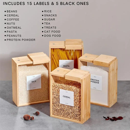 Bamboo Food Storage Containers