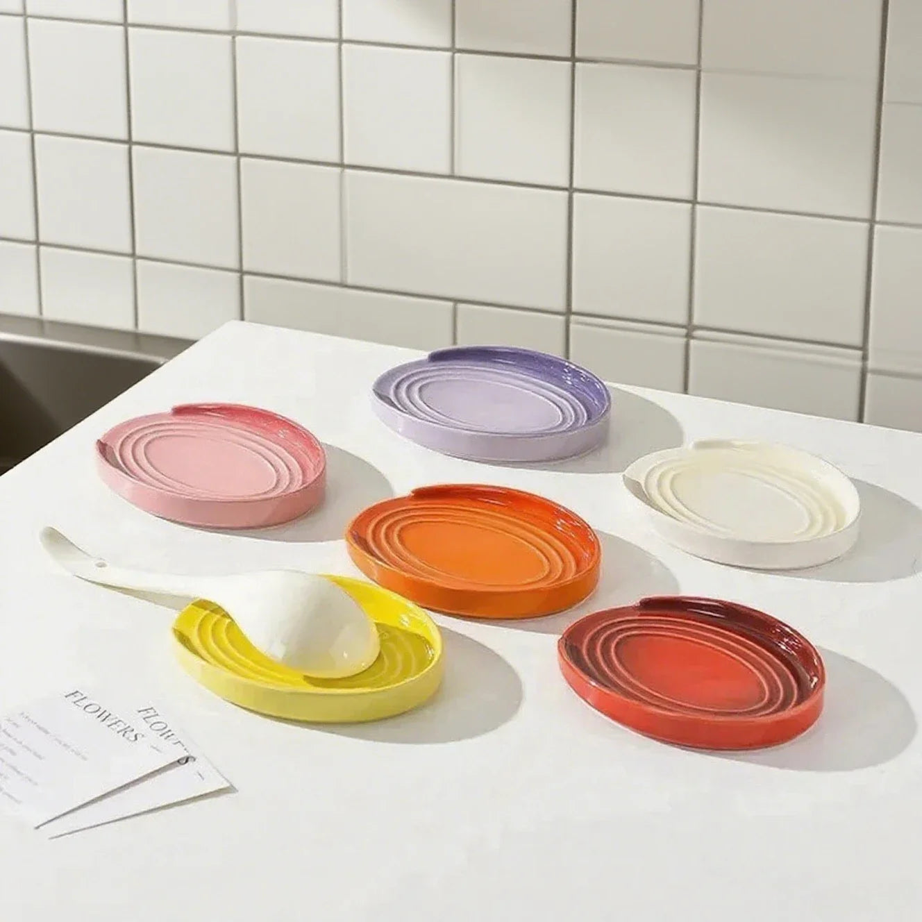 15cm Porcelain Spoon Rest