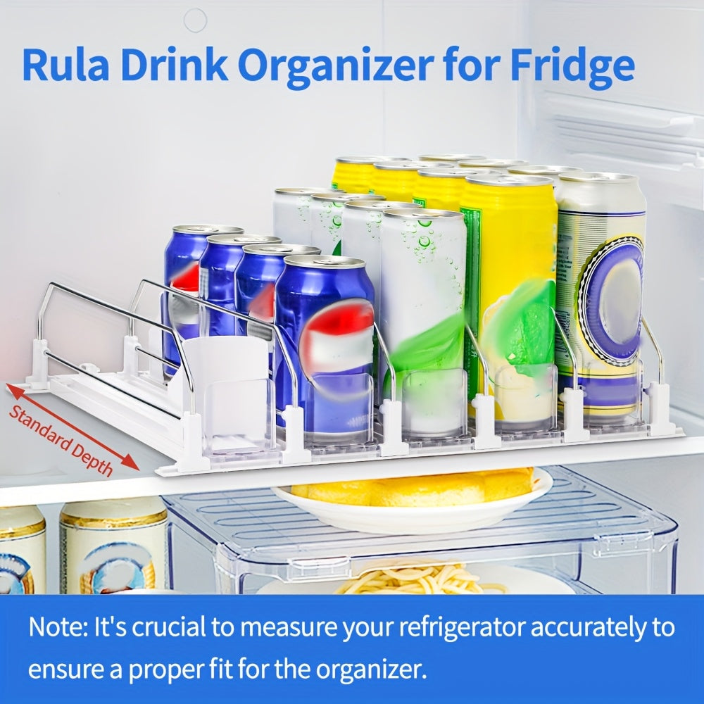 3/4/5 Set, Beverage Pusher Drink Propeller, Refrigerator Bottle And Can Storage Box