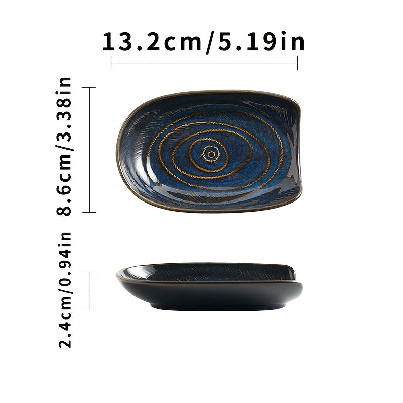 Home Kitchen Utensil Storage Spoon Rest and Spoon Holder, Ceramic Soup Spoon Rest, Long-Handle Spoon Tray, Pot Spoon Tray, Spoon Rack, Coffee Bar Accessories, for Restaurant and Kitchen Cooking Use, Hotel Rice Spoon, Soup Spoon, and Spatula Storage